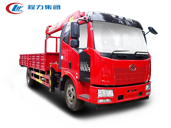 解放J6單橋6.3噸隨車吊