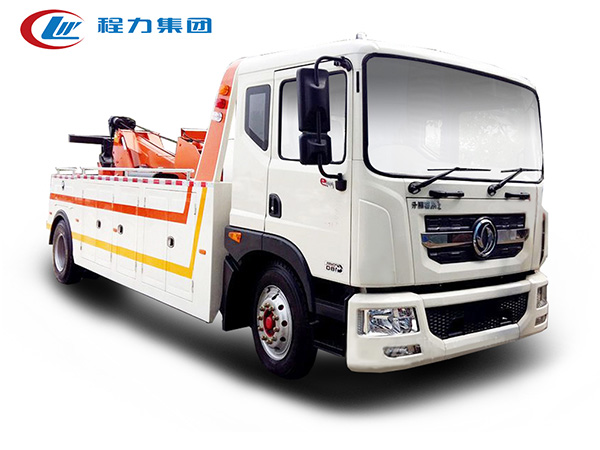 東風D9一拖一清障車